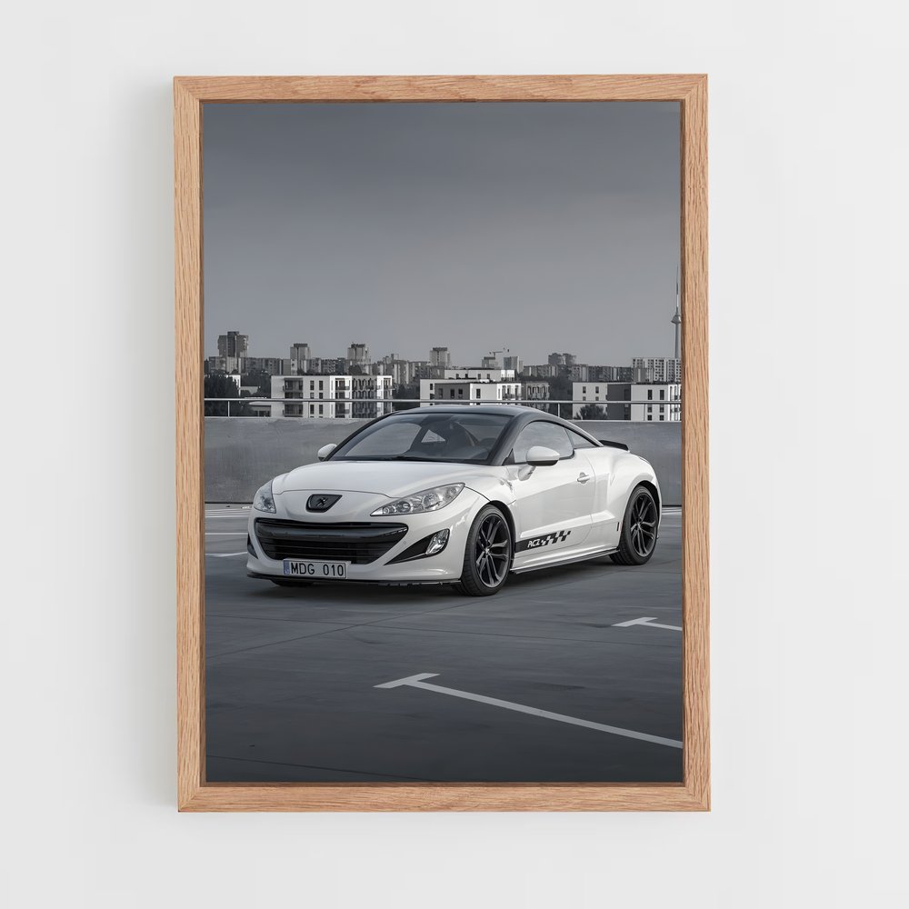 Poster élégant Rcz r – affiche Peugeot (vue 4)